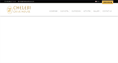 Desktop Screenshot of chelebicavehouse.com